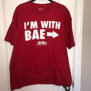 Rebel Rags Ole Miss ‘I’m with Bae’ T-Shirt